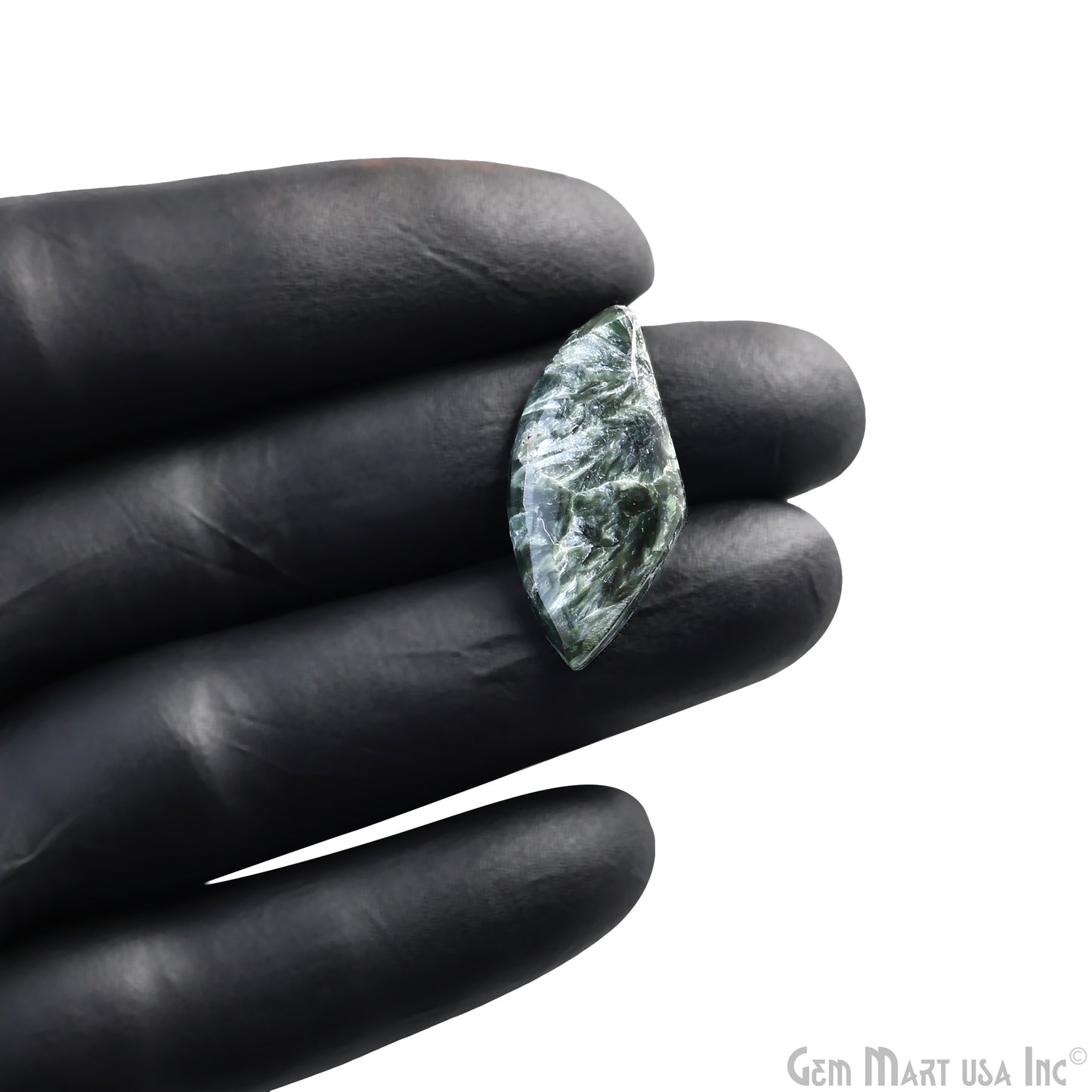 Natural Seraphinite Cab Striped Cabochon Gemstones