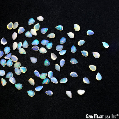 Ethiopian Opal Wholesale Gemstones, 100% Natural Precious Gems, Rainbow  Loose Gems, 6x8mm, Pears, 4PC