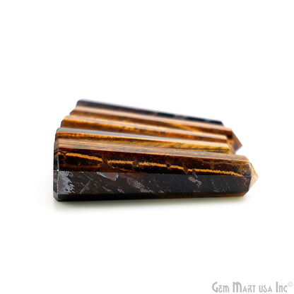 Tiger Eye Gemstone Jumbo Tower Crystal Tower Obelisk Healing Meditation Gemstones 2-3 Inch
