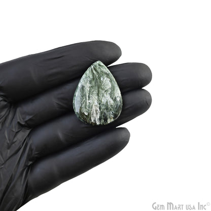 Natural Seraphinite Cab Striped Cabochon Gemstones