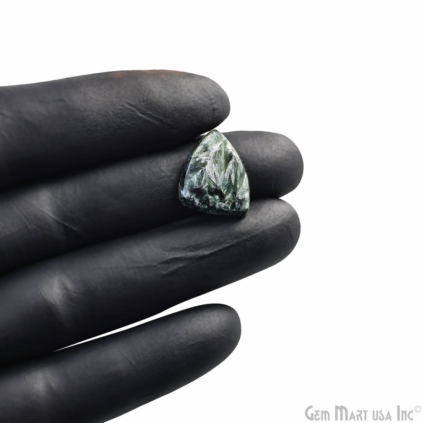 Natural Seraphinite Cab Striped Cabochon Gemstones