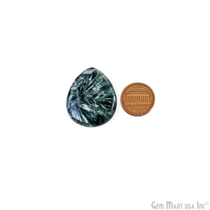 Natural Seraphinite Cab Striped Cabochon Gemstones