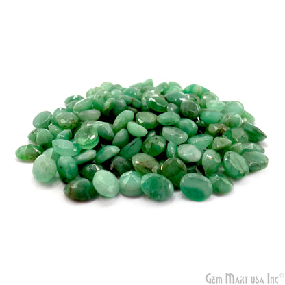 Emerald Wholesale Gemstones, 100% Natural Precious Gems, Green Faceted Loose Gems, 5x4mm, Oval, 5 Carats