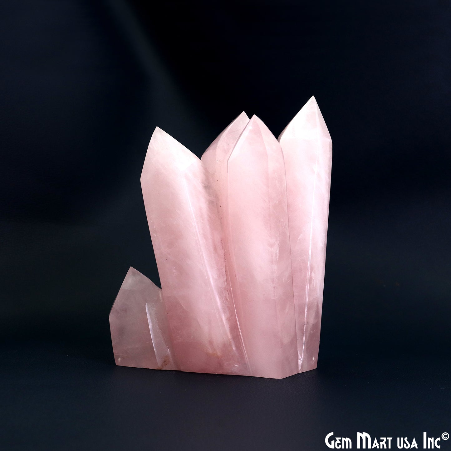 Rose Quartz Crystal Cluster, Terminated Crystal Rock Cluster Family, Mineral Specimen, Home Decor, Spiritual Gift 3-4Inch