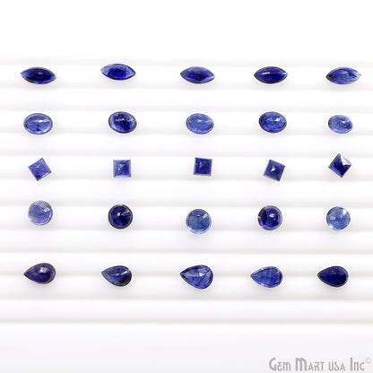Sapphire Wholesale Gemstones, 100% Natural Precious Gems, Blue Faceted Loose Gems, 6-12mm, Mixed, 10 Carats