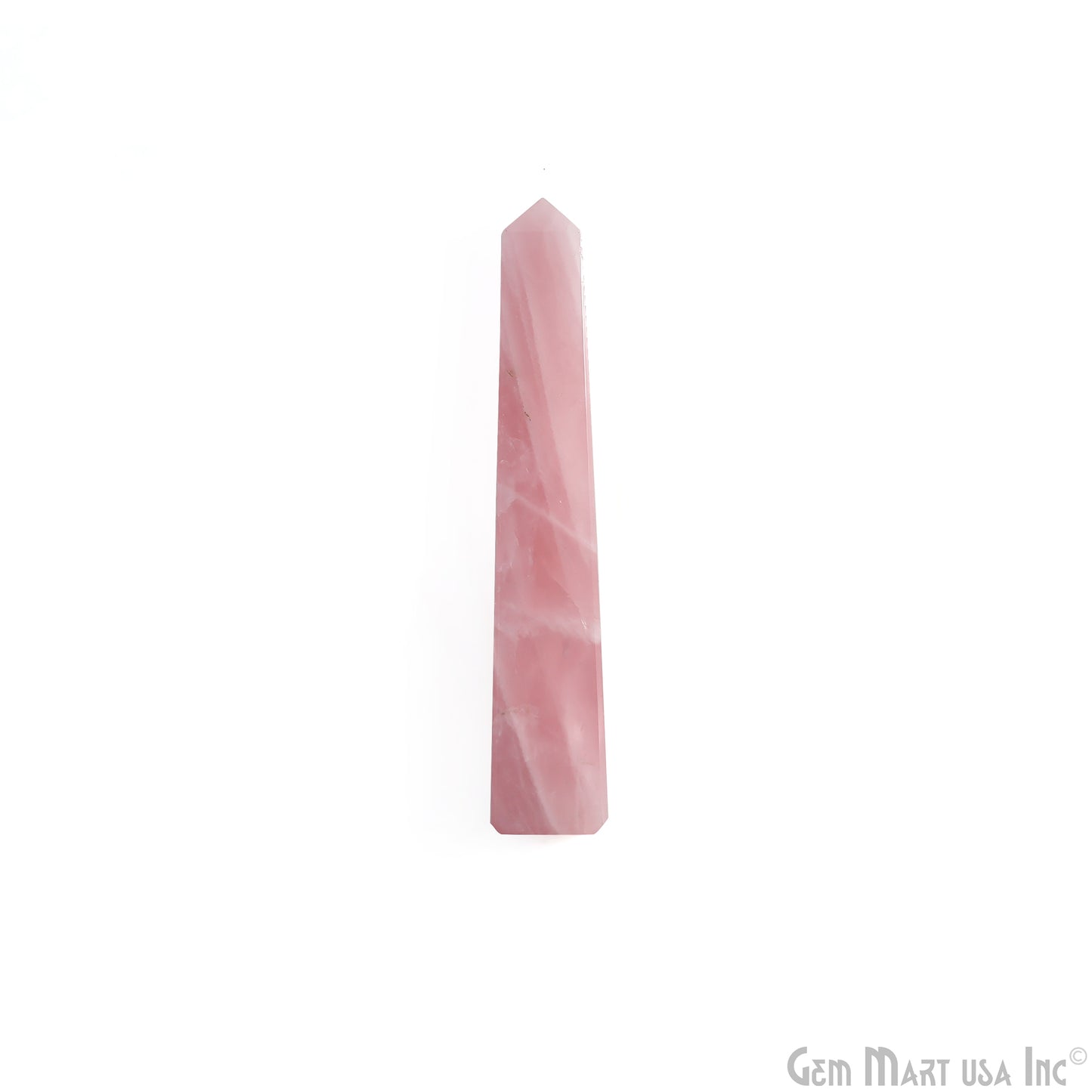 Rose Quartz Gemstone Rectangle Tower Shape 4Inch Crystal Tower Obelisk Healing Meditation Gemstones