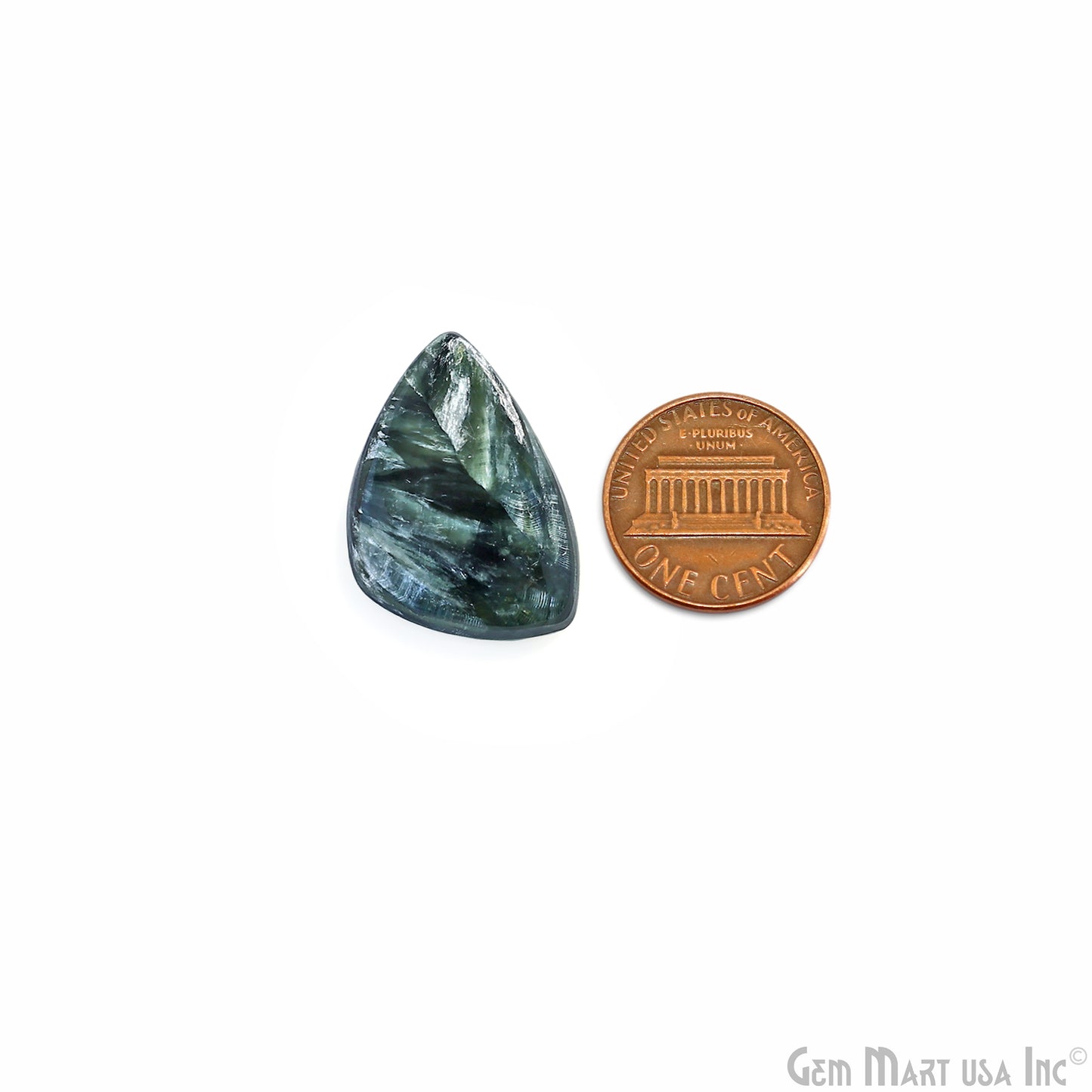 Natural Seraphinite Cab Striped Cabochon Gemstones