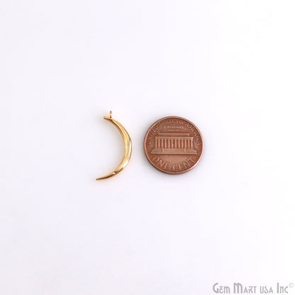 Moon Shape Charm Gold Finding Jewelry Supplies