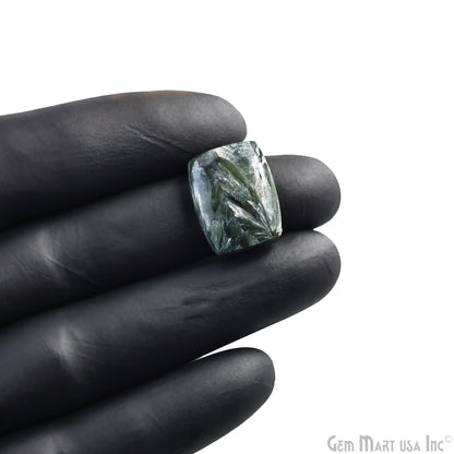 Natural Seraphinite Cab Striped Cabochon Gemstones