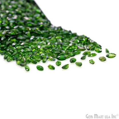 Chrome Diopside Wholesale Gemstones, 100% Natural Semi-Precious Gems, Green Faceted Loose Gems, 6x3mm, Marquise, 5 Carats