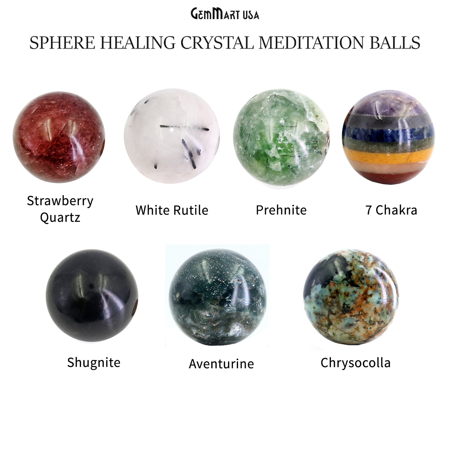 Gemstone Sphere ball, 50mm Reiki Healing Crystal, Chakra Stones, Healing Stones, Fortune Ball With Stand