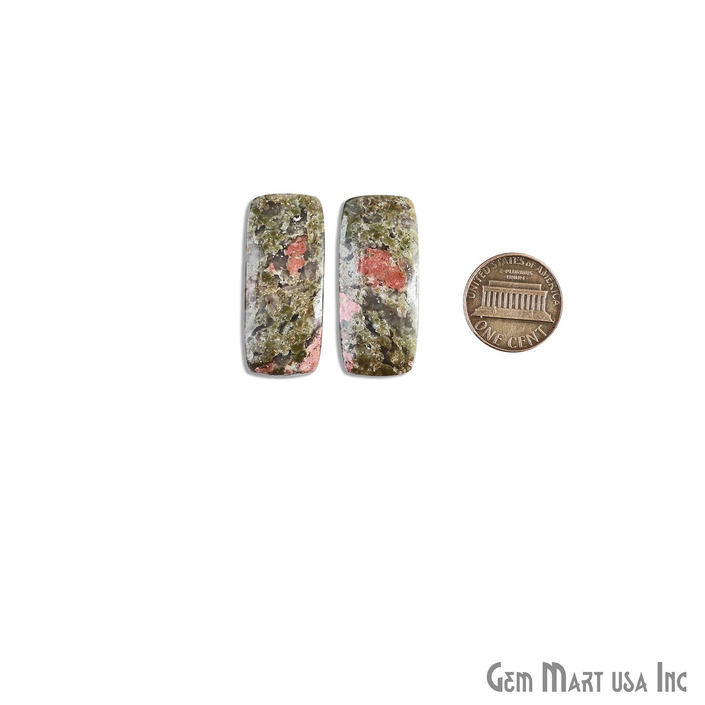 Unakite Octagon Shape 31x14mm Loose Gemstone For Earring Pair