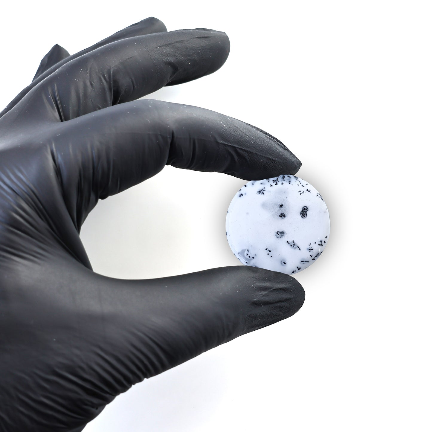 Natural Dendrite Opal Cab Striped Cabochon Gemstones, 1 pc