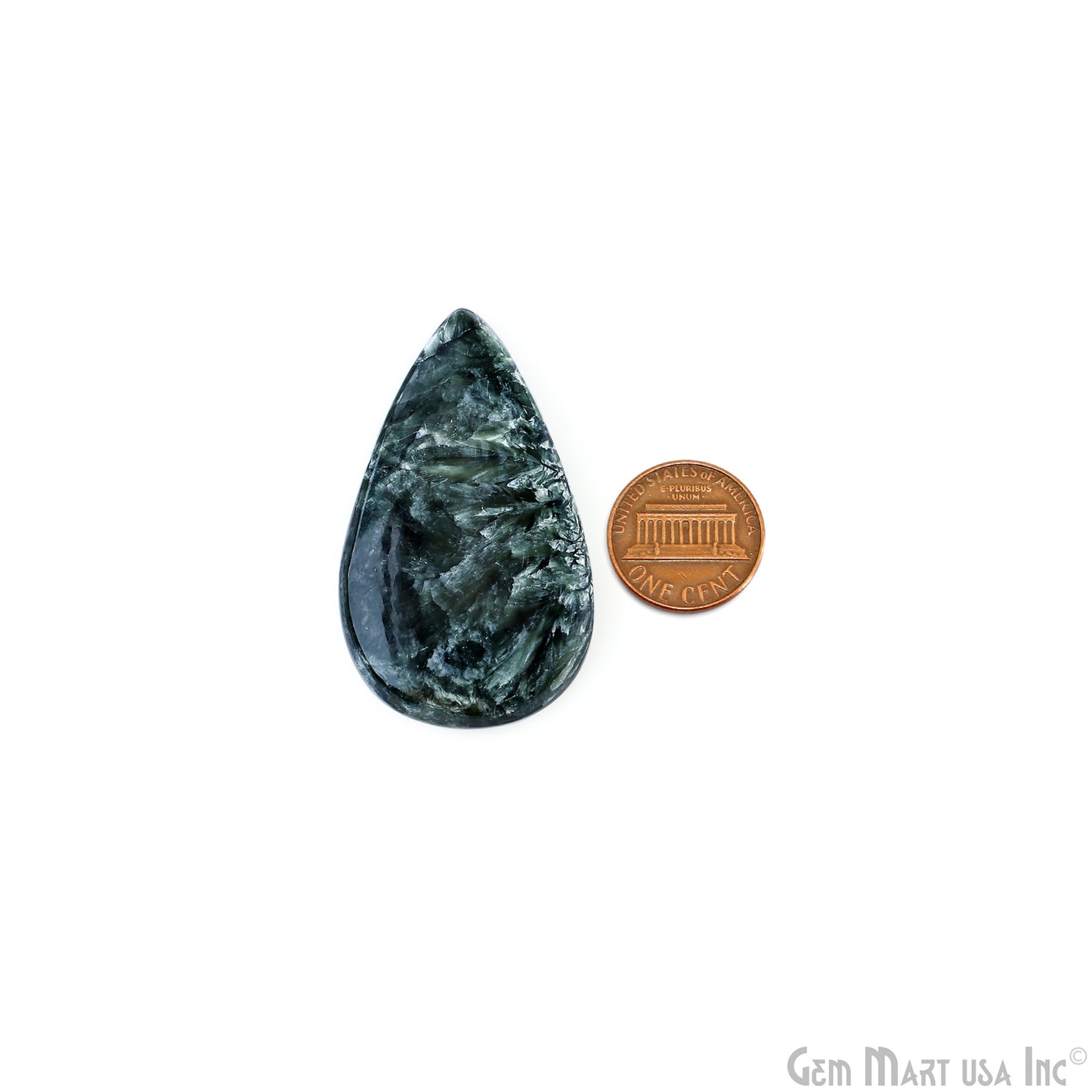 Natural Seraphinite Cab Striped Cabochon Gemstones