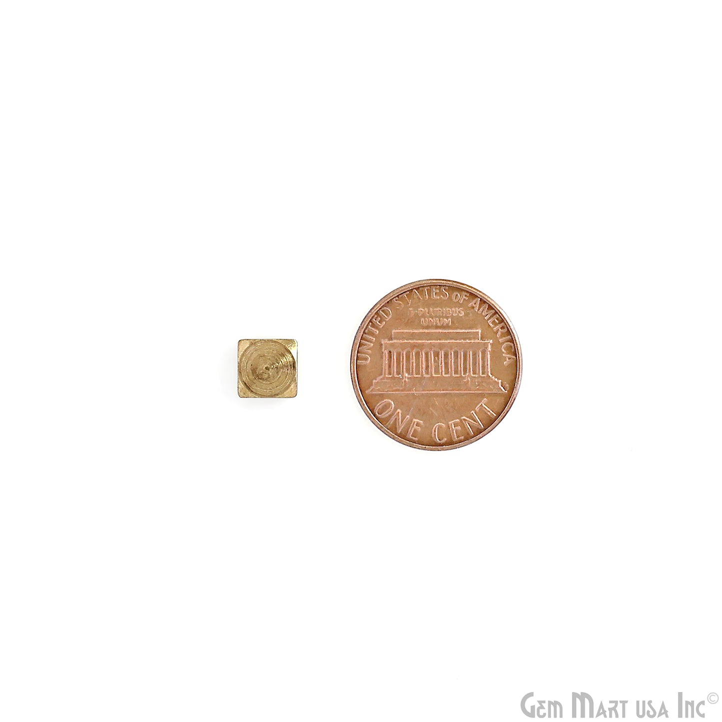 Brass Cube Spacer Beads Charms, Gold Spiral Design, Custom Pendant, Necklace, Earring Making Supply, Loose Craft supply bulk lot