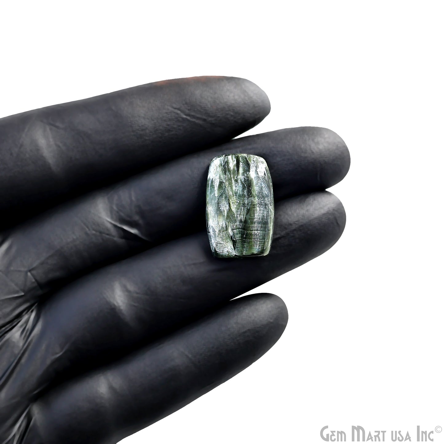 Natural Seraphinite Cab Striped Cabochon Gemstones