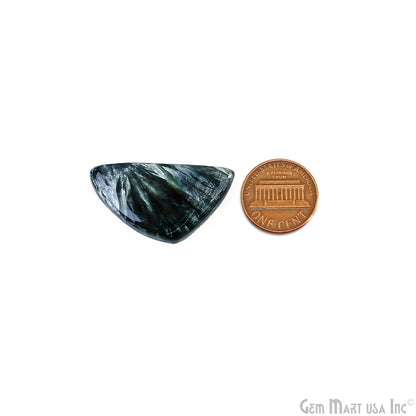 Natural Seraphinite Cab Striped Cabochon Gemstones