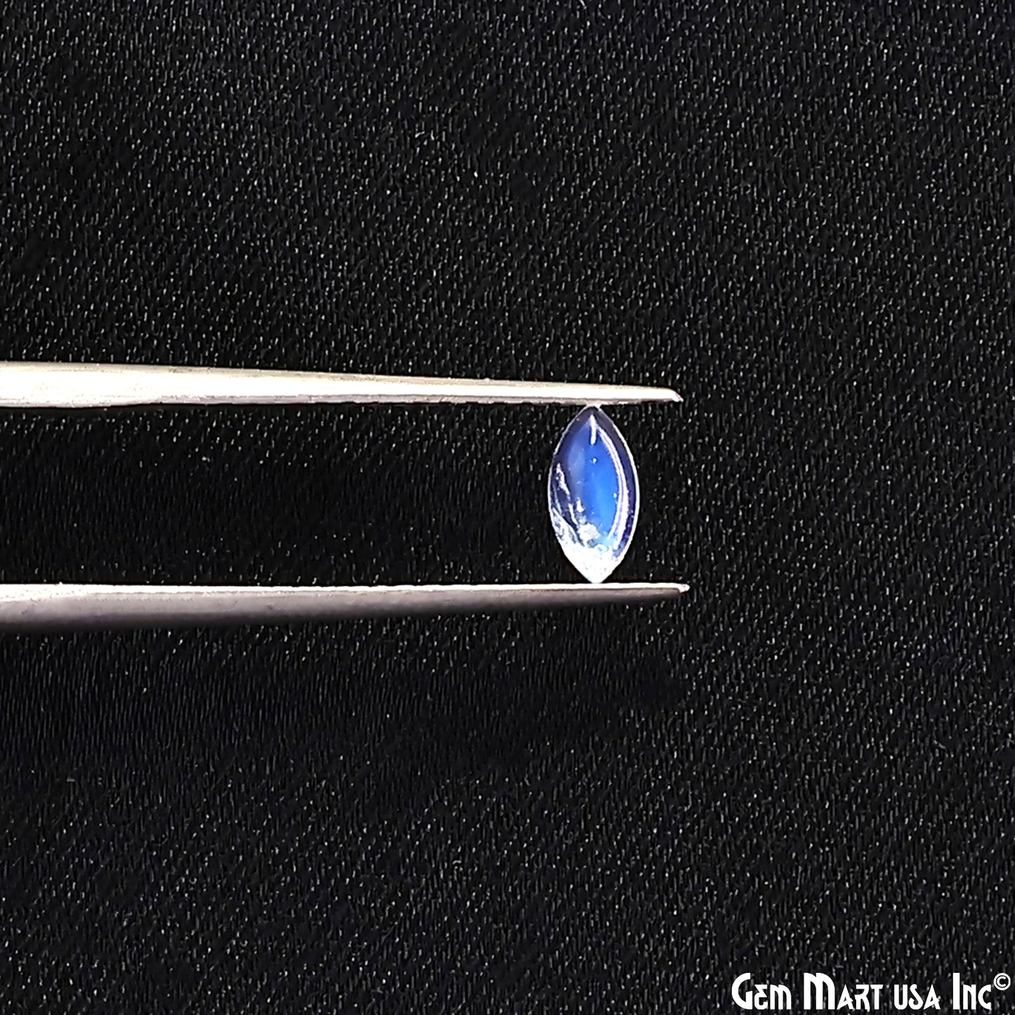Natural Rainbow Moonstone Marquise Cabochon, 3x6mm, AA Quality Blue Fire, 100% Cabochon Loose Stone, Wholesale Gemstones