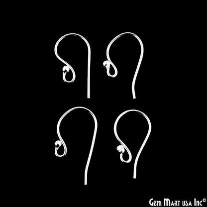 10 Pair Lot Silver Plated 20x10mm Earring Fish Hooks Findings