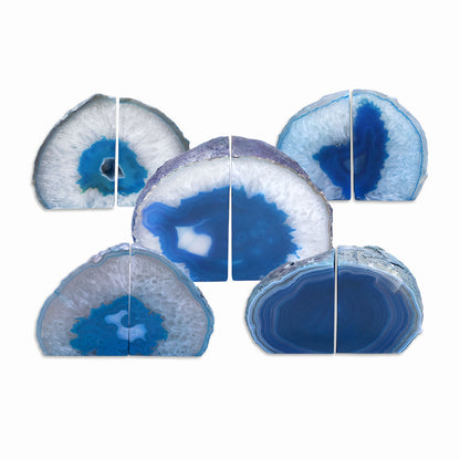Geode Bookend, Natural Agate Bookend Pair, Unique Crystal Bookend Set, Home Decor, Free Shipping