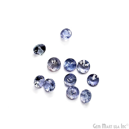 Tanzanite Wholesale Gemstones, 100% Natural Precious Gems, Blue and Purple Faceted Loose Gems, 5mm, Round, 5 Carats