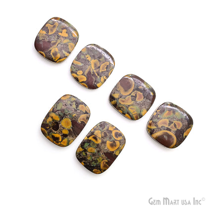 Fruit Jasper Octagon Shape 20x18mm Loose Gemstone For Earring Pair