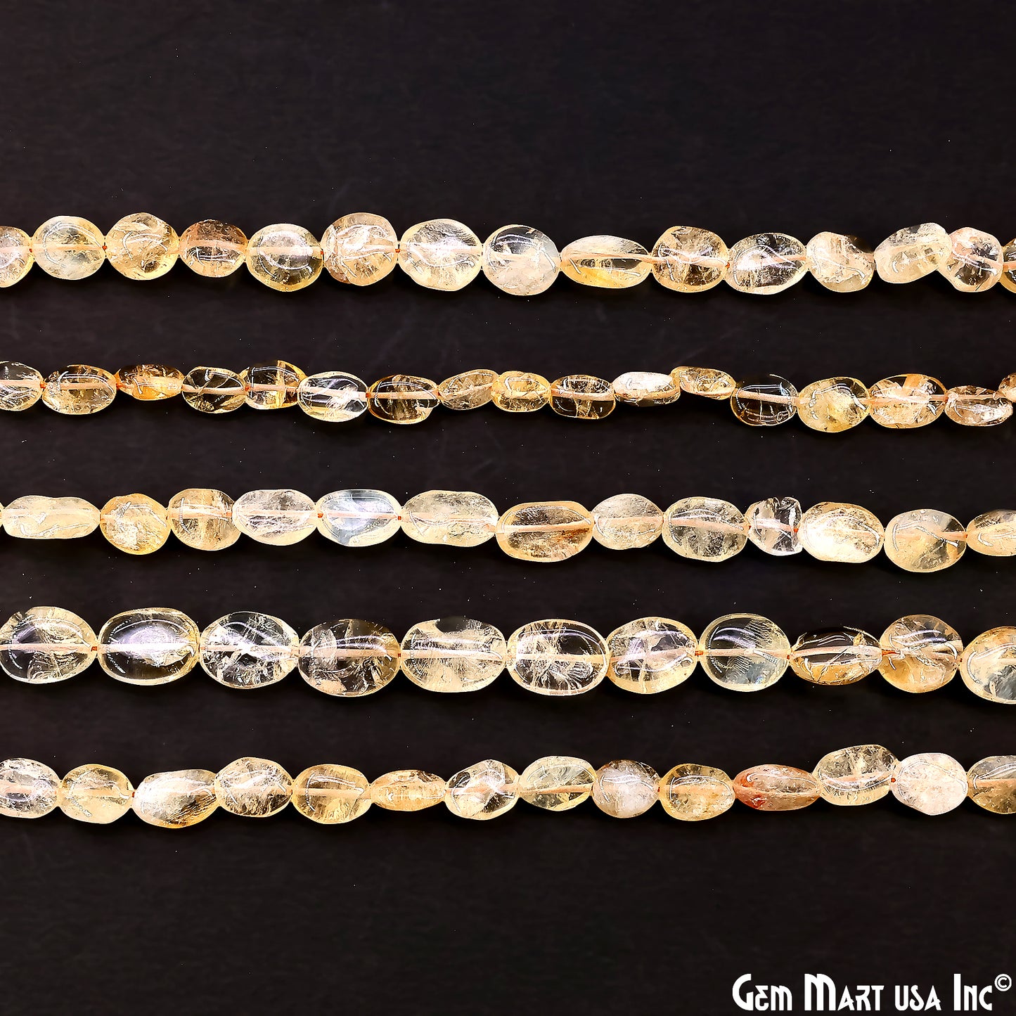 Golden Rutile Tumble Beads Free Form Drilled Beads 9-13X6-7mm Waist Beads, Rondelle Bead Strand 13 Inch