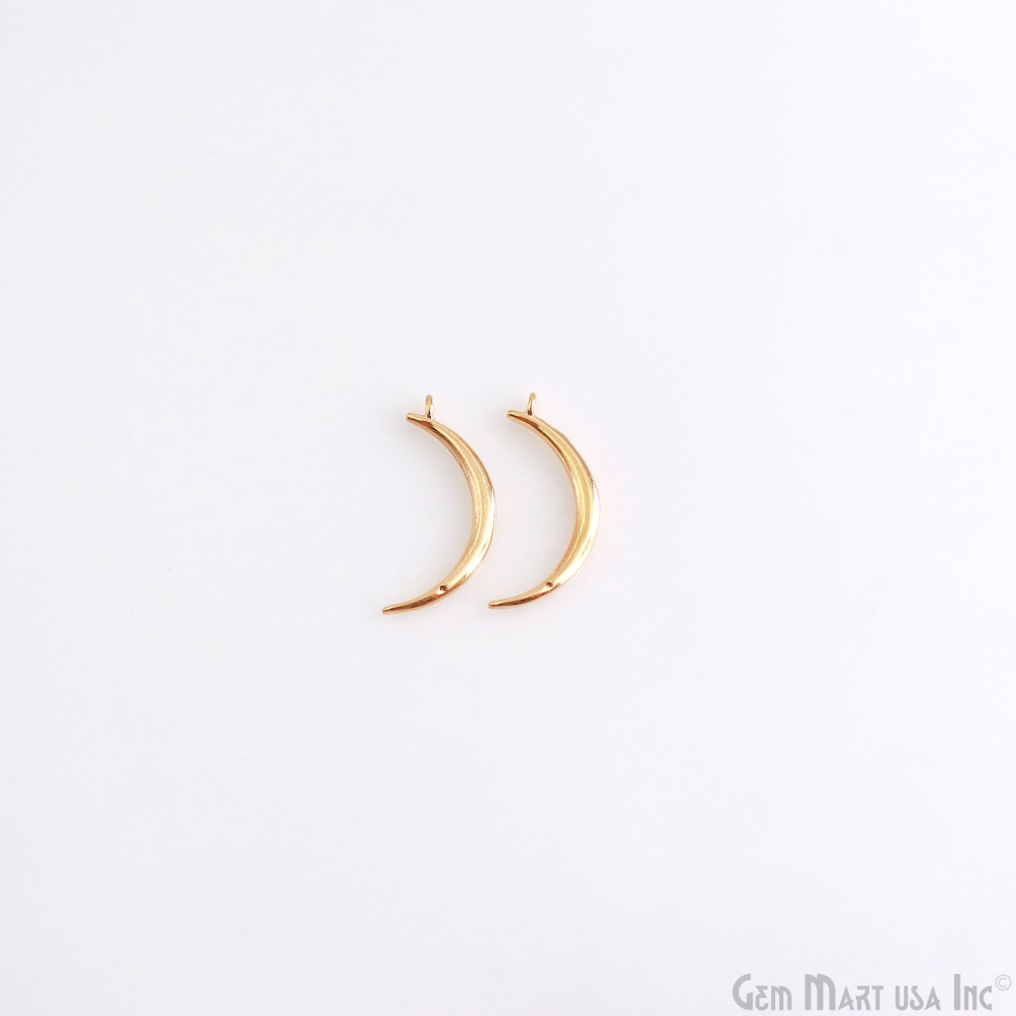 Moon Shape Charm Gold Finding Jewelry Supplies
