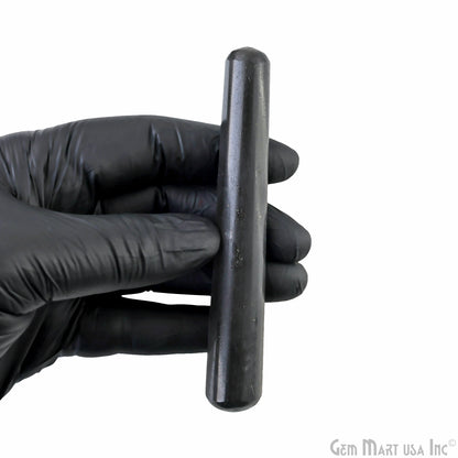 Black Tourmaline Handmade Massage Wand 4" - Reiki Healing Crystal, Chakra Healing Tool, Healing Stone for Wellness Tool, Gift