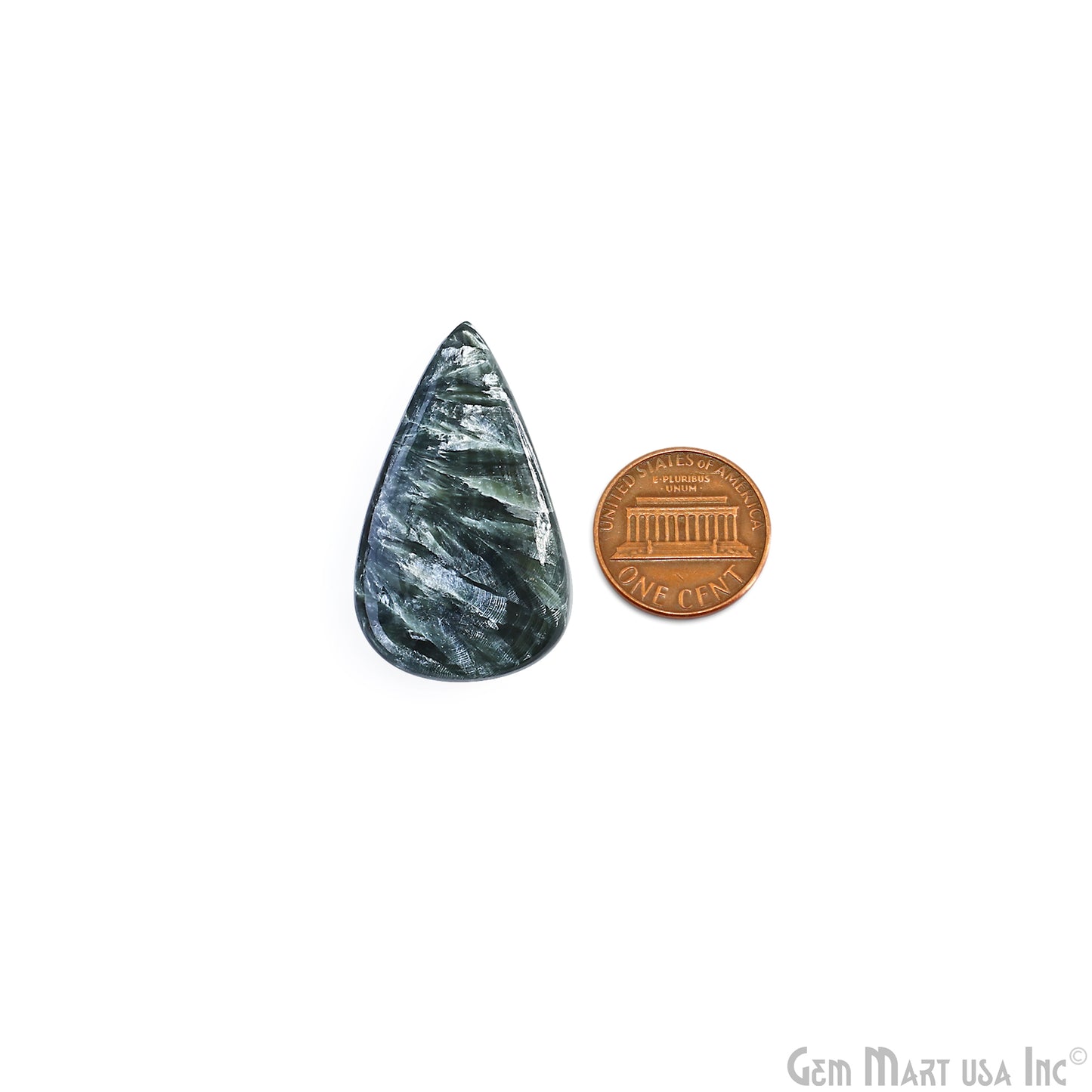 Natural Seraphinite Cab Striped Cabochon Gemstones