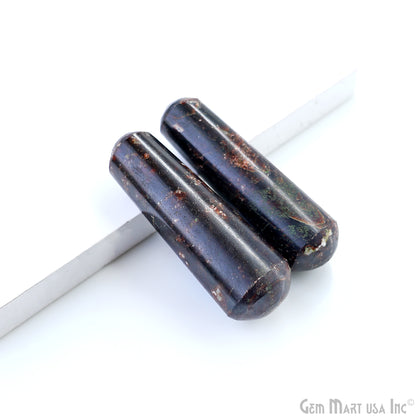 Garnet Massage Wand Terminate Gemstone, Metaphysical, Crystal Pencil Point, Crystal Tower, Chakra Stone, Healing Crystal 3-4Inch