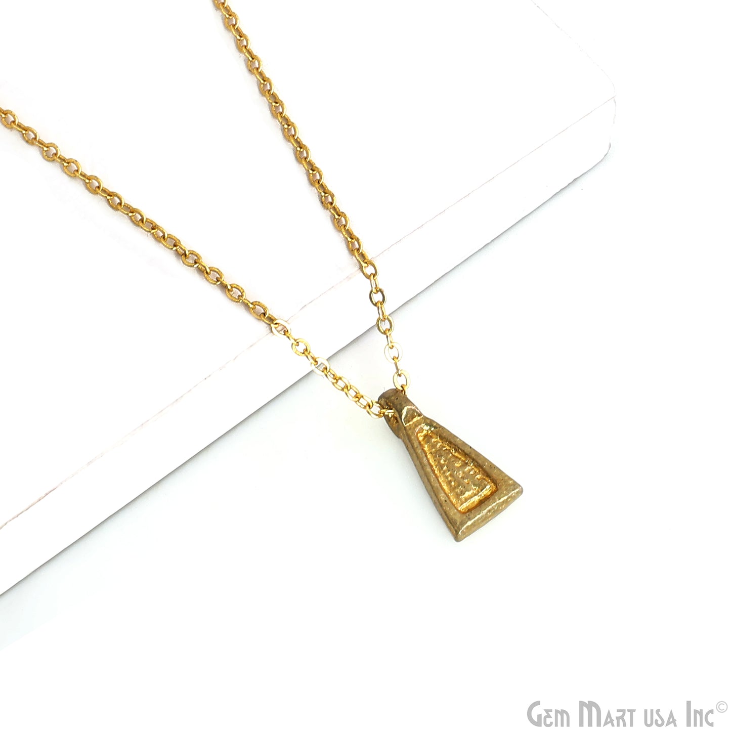 Brass Geometric Triangular Egyptian Antique Charms, Tribal Boho Vintage Finding Charms, Pyramid Amulets for Jewelry Supply