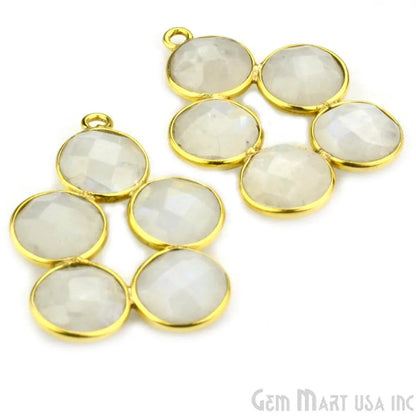 DIY 29x20mm Gold Plated Single Bail Bezel Chandelier Component (1pc)