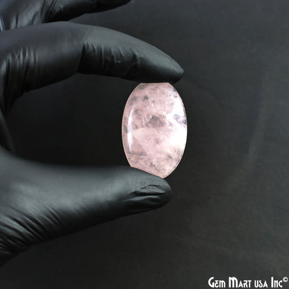 Natural Rose Quartz Cab Striped Cabochon Gemstones