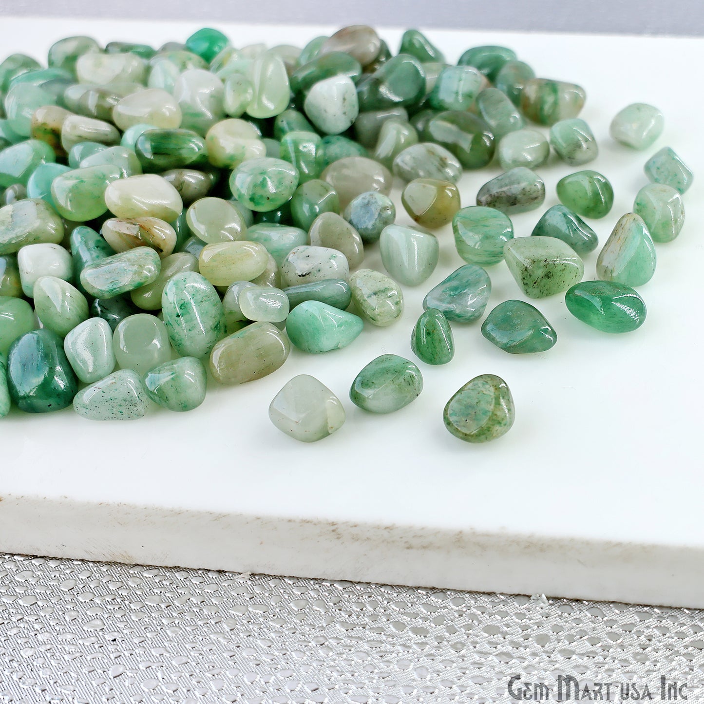 Aventurine Tumbled, Reiki Healing, Beach Stone, Spiritual Stone, 3.53oz Lot