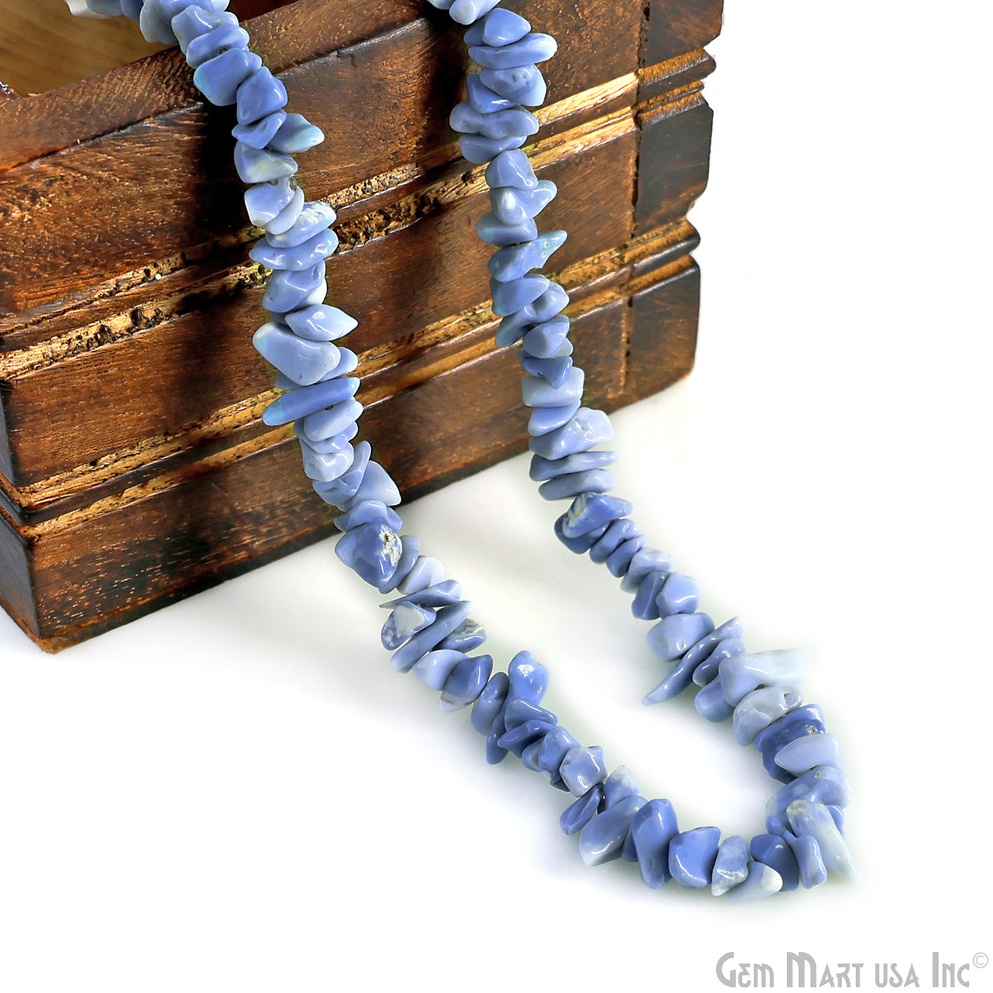 Natural Blue Opal Chip Beads Strand, Semi Precious, Gemstone Chips, Gemstone Beads