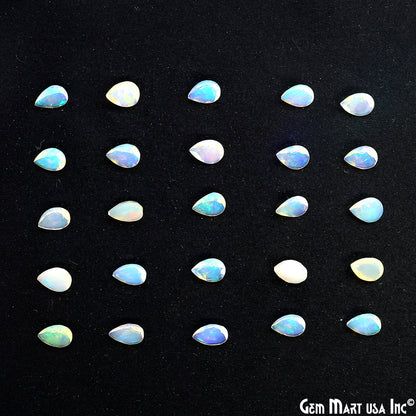 Ethiopian Opal Wholesale Gemstones, 100% Natural Precious Gems, Rainbow  Loose Gems, 6x8mm, Pears, 4PC