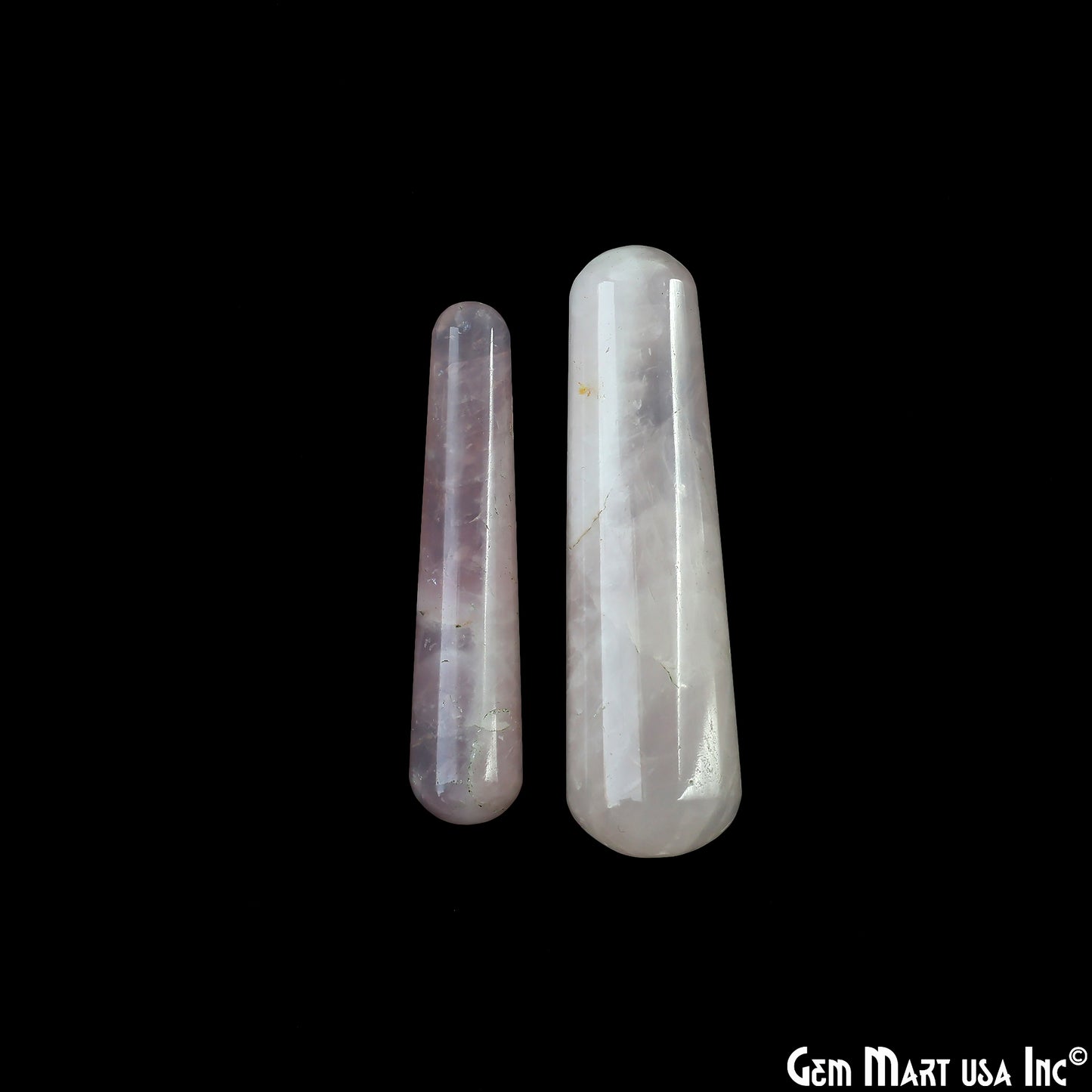 Rose Quartz Massage Wand Terminate Gemstone, Metaphysical, Crystal Pencil Point, Crystal Tower, Chakra Stone, Healing Crystal 3-4Inch