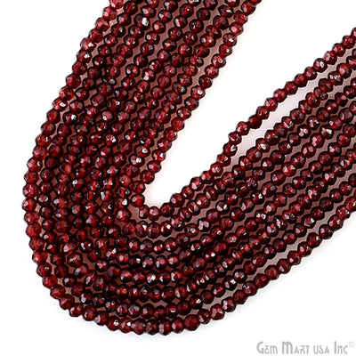 Rondelle Bead Strands, 12.5-inch, 3-4mm Round Faceted, Polished...