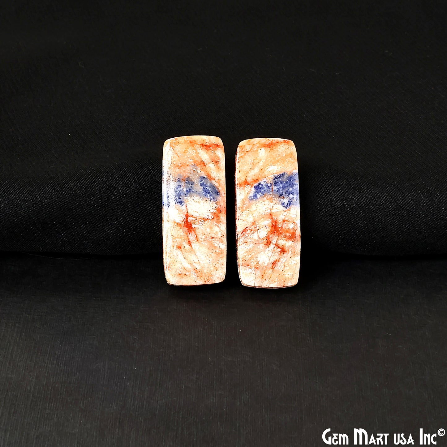 Sodalite Octagon 30x13mm Loose Gemstone For Earring Pair