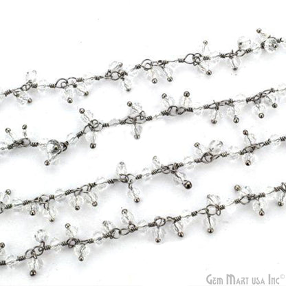 Crystal Faceted Beads Oxidized Beads Cluster Dangle Chains