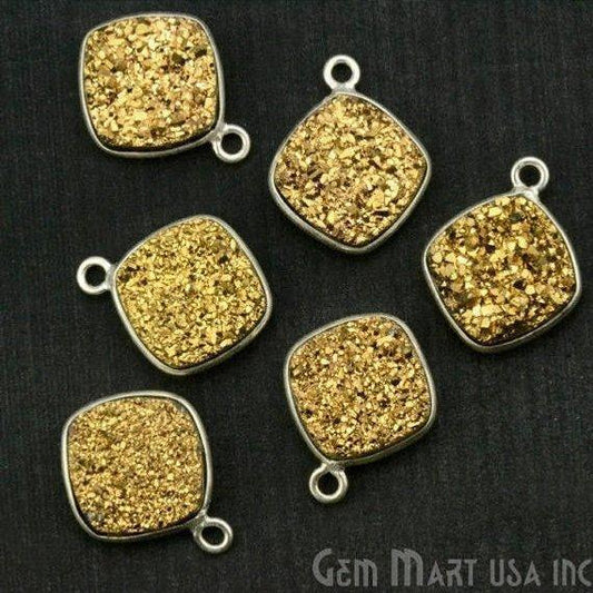 druzy connector beads, druzy connector