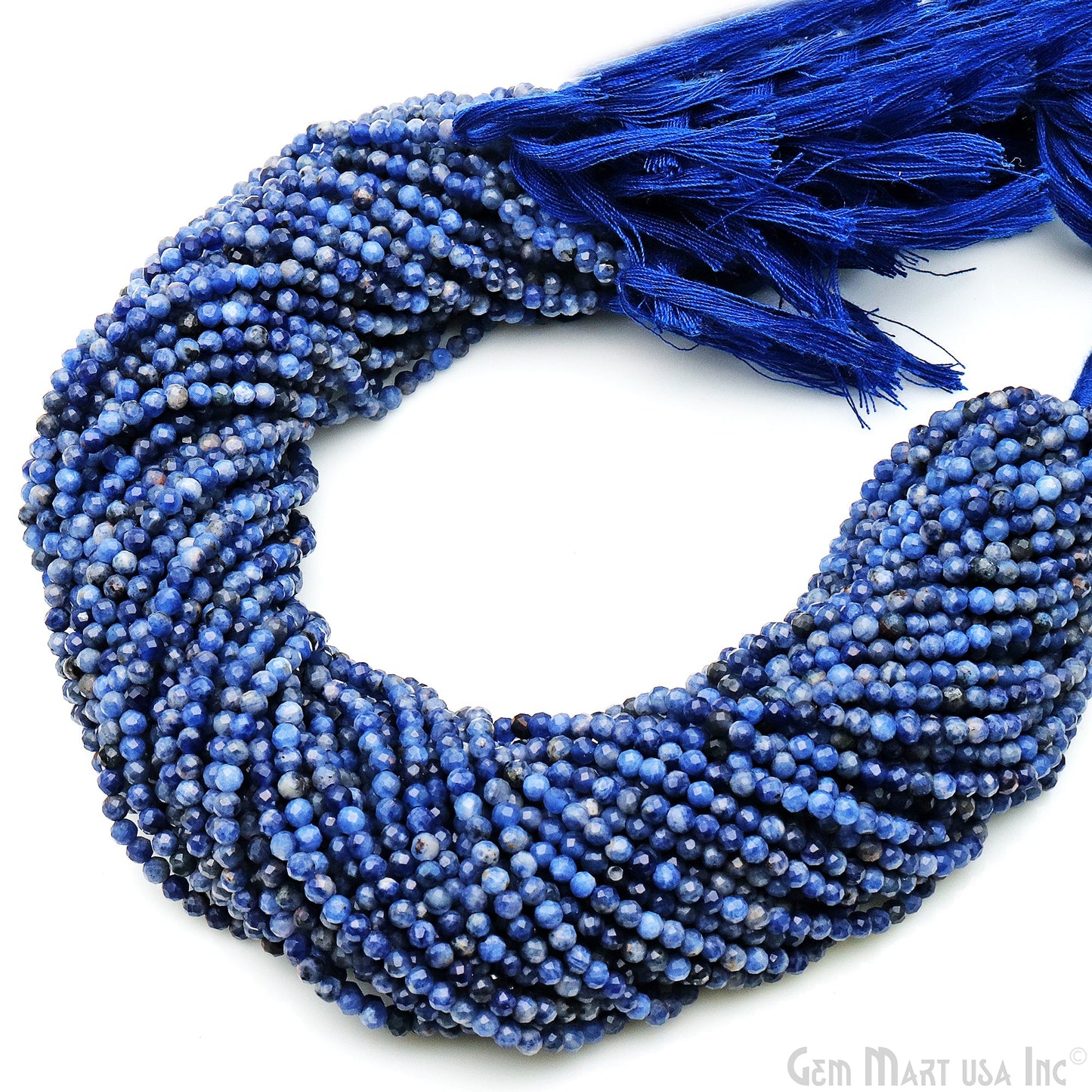 Rondelle Beads, 12-13 Inch Gemstone Strands, Drilled Strung Nugget Beads, Faceted Round, 3mm