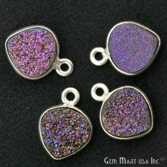 druzy connector beads, druzy connector