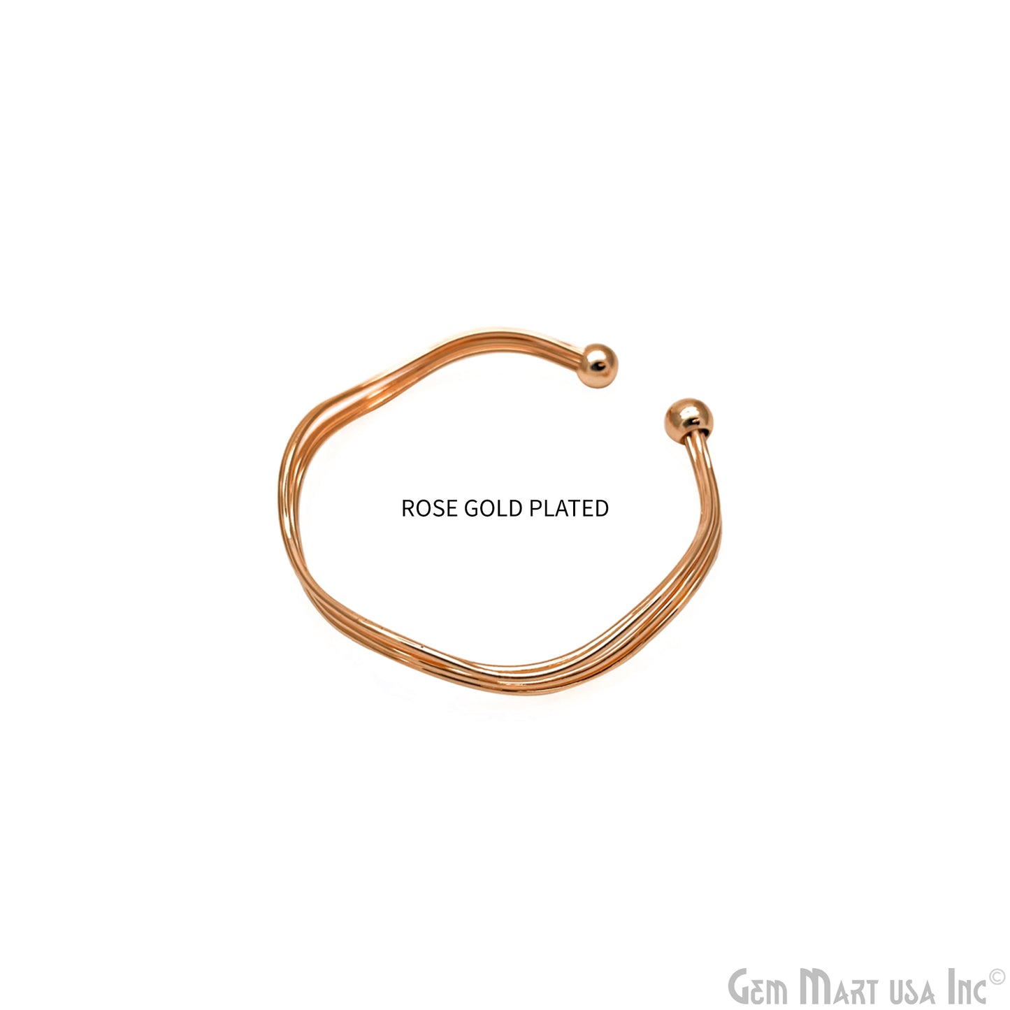 Multi Wire Cuff Bracelet, Open Cuff Bangle, Adjustable Stacking Bracelet, Knot Bangle, Minimalist Bracelet, Gold Plated Findings