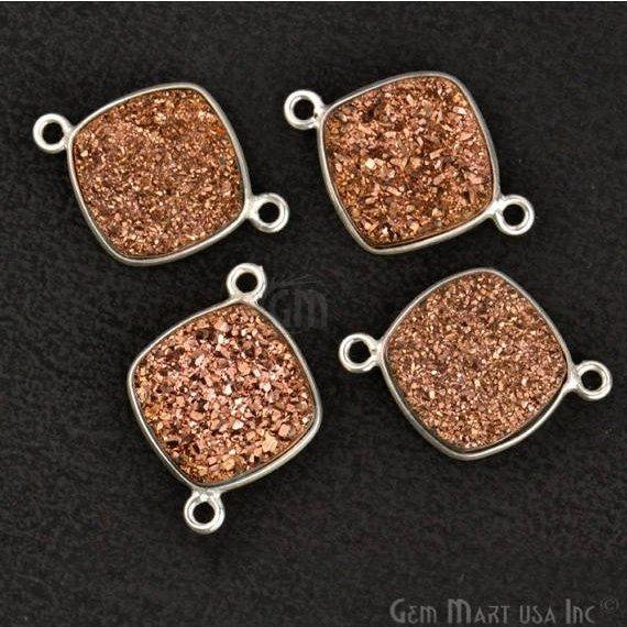 druzy connector beads, druzy connector