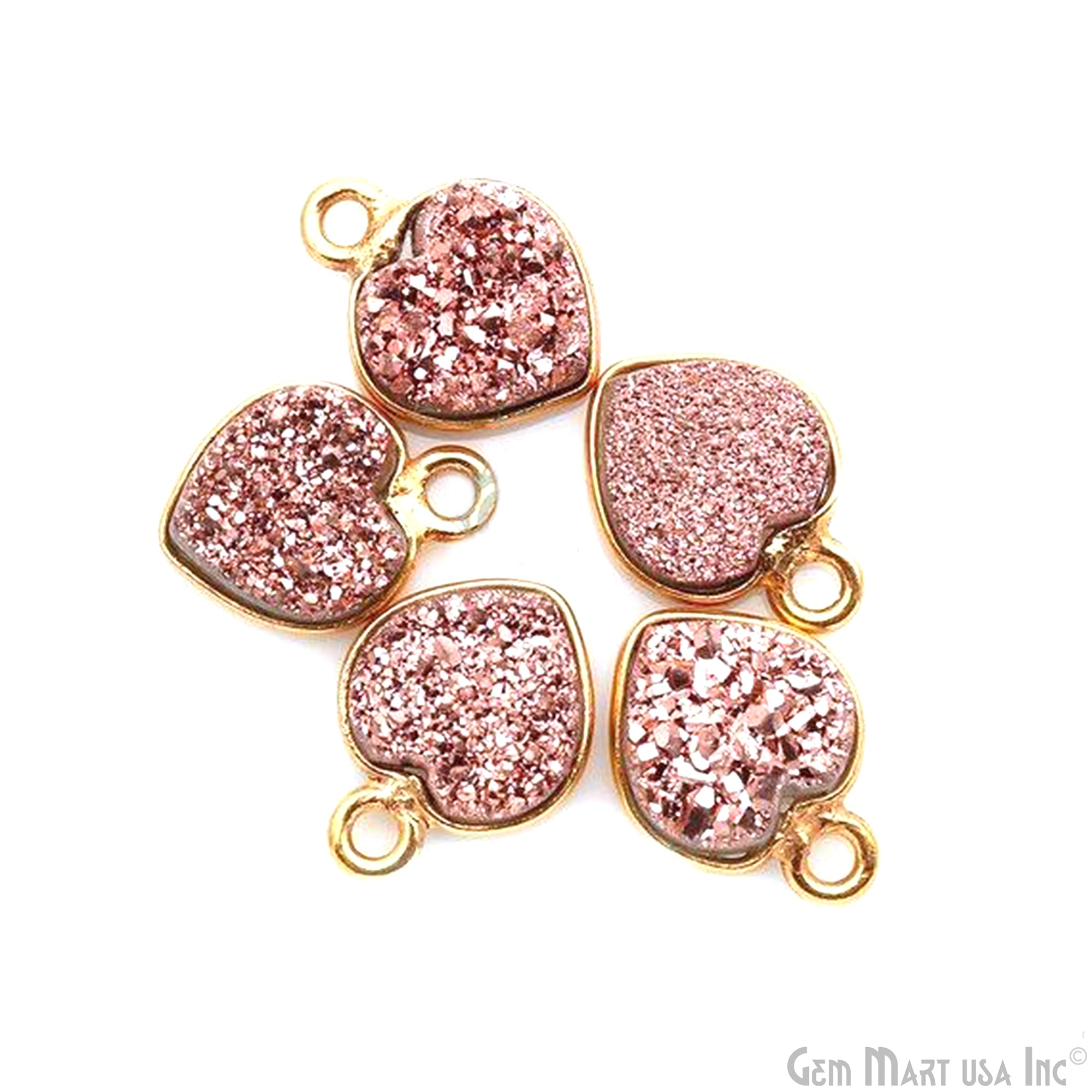 Rose Gold Druzy