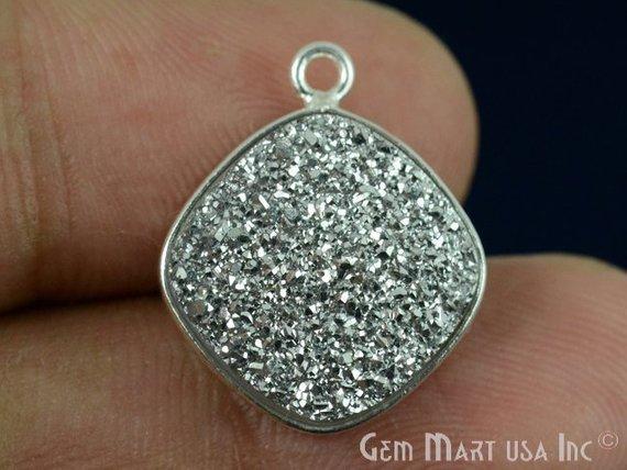 Silver Druzy