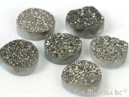 Plain Druzy 14mm Heart Shape Loose Cabochon (Pick Your Color)