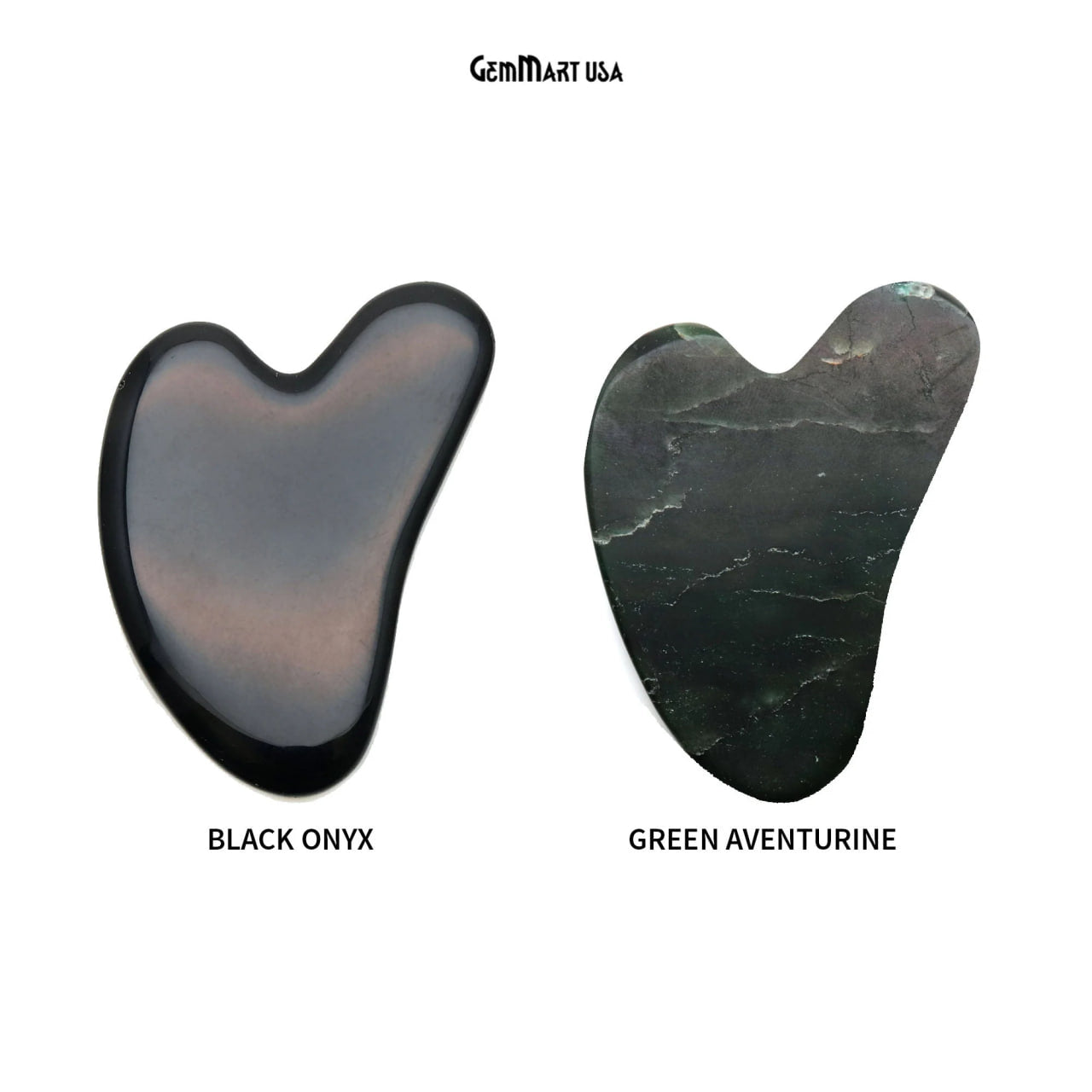 Natural Gemstone Gua Sha, 70x50mm Free Form Green Mica Gemstone Gua Sha Massage Tool, Face Massage Tool